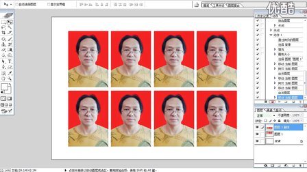 ps证件照制作排版:原来这么简单